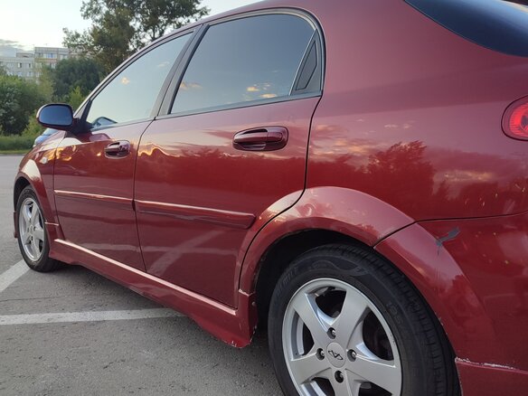 2007 Chevrolet Lacetti I, красный, 220000 рублей - вид 7