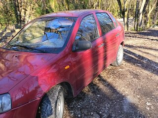 2008 Lada (ВАЗ) Kalina I, красный, 200000 рублей, вид 2