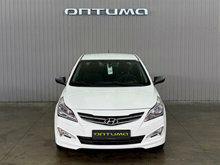 2016 Hyundai Solaris I Рестайлинг, белый, 1077000 рублей, вид 2