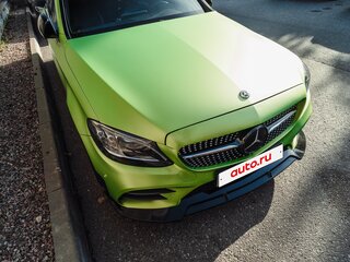 2019 Mercedes-Benz C-Класс 300 d IV (W205) Рестайлинг, синий, 3500000 рублей, вид 2