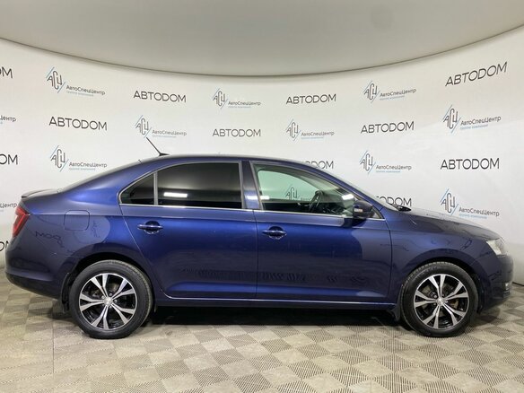 2017 Skoda Rapid I Рестайлинг, синий, 1097700 рублей - вид 10