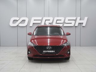 2021 Hyundai Solaris II Рестайлинг, красный, 1270000 рублей, вид 3