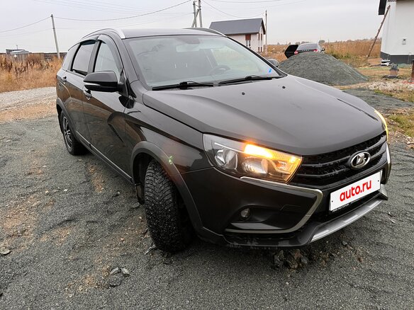 2018 Lada (ВАЗ) Vesta SW Cross I, чёрный, 990000 рублей - вид 3