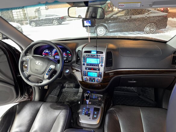 2012 Hyundai Santa Fe II Рестайлинг, пурпурный, 1400000 рублей - вид 14