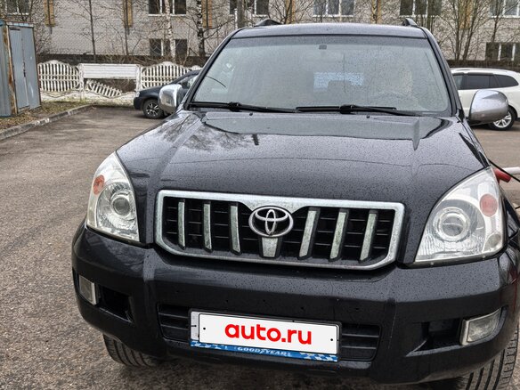 2005 Toyota Land Cruiser Prado 120 Series, чёрный, 1690000 рублей - вид 1