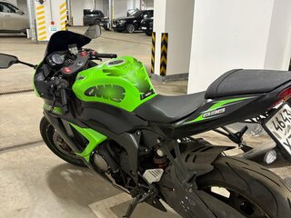 2014 Kawasaki ZX-6 Ninja, зелёный, 825000 рублей, вид 5