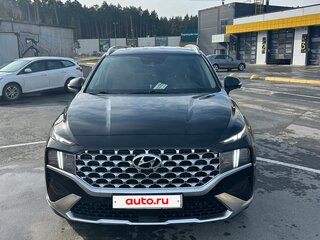 2022 Hyundai Santa Fe IV Рестайлинг, чёрный, 3500000 рублей, вид 1