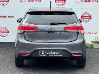 2016 Kia Rio III Рестайлинг, серый, 949000 рублей, вид 4