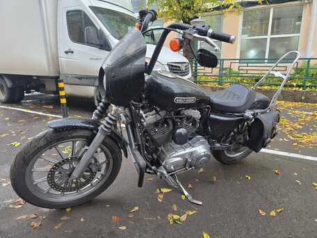 2005 Harley-Davidson Sportster 1200, чёрный, 620000 рублей, вид 4
