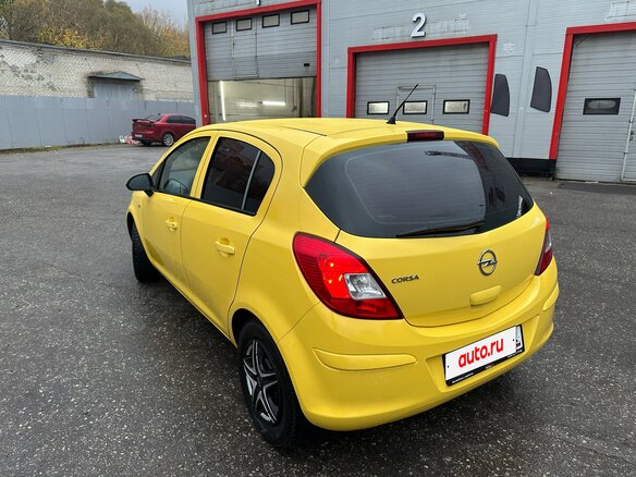 2013 Opel Corsa D Рестайлинг II, жёлтый, 400000 рублей - вид 6