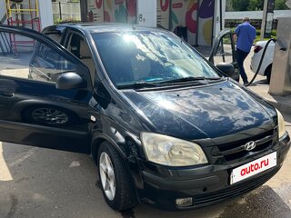 2004 Hyundai Getz I, чёрный, 330000 рублей, вид 3