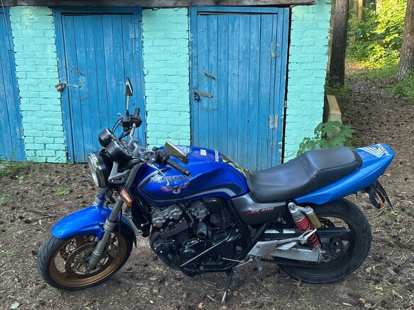 2000 Honda CB 400 Super Four, синий, 235000 рублей - вид 3