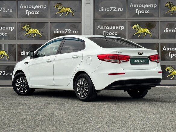 2016 Kia Rio III Рестайлинг, белый, 905000 рублей - вид 6