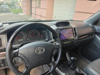 2008 Toyota Land Cruiser Prado 4-speed 120 Series Рестайлинг, чёрный, 1399000 рублей, вид 4
