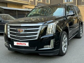 2015 Cadillac Escalade ESV IV, чёрный, 3500000 рублей, вид 1
