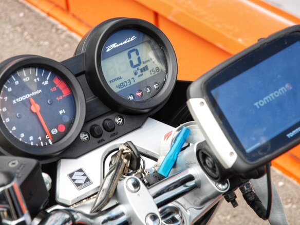 2007 Suzuki Bandit GSF 650, чёрный - вид 8