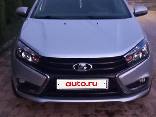 2016 Lada (ВАЗ) Vesta I, серебристый, 840000 рублей, вид 3
