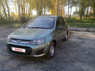2013 Lada (ВАЗ) Kalina II, зелёный, 410000 рублей, вид 1