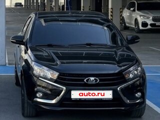 2015 Lada (ВАЗ) Vesta I, чёрный, 780000 рублей, вид 3