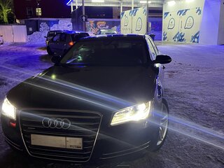 2012 Audi A8 Long III (D4), чёрный, 1500000 рублей, вид 3