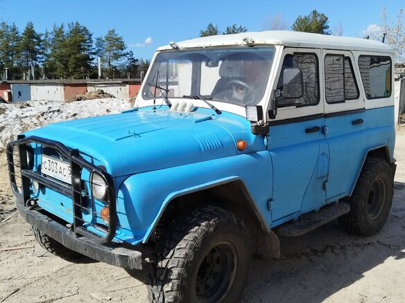 1997 УАЗ 31512, голубой, 550000 рублей