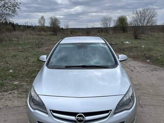 2012 Opel Astra J Рестайлинг, серебристый, 570000 рублей, вид 3