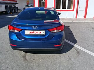 2015 Hyundai Elantra V (MD) Рестайлинг, синий, 1040000 рублей, вид 3