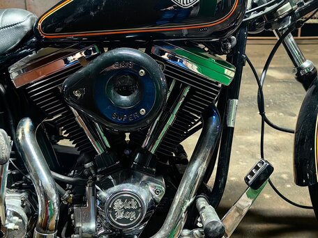 1984 Harley-Davidson Dyna Low Rider, чёрный, 1000000 рублей, вид 2