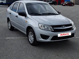 2015 Lada (ВАЗ) Granta I, серебристый, 435000 рублей, вид 2