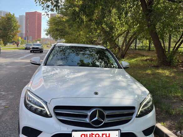 2019 Mercedes-Benz C-Класс 220 d IV (W205) Рестайлинг, белый, 3250000 рублей - вид 3
