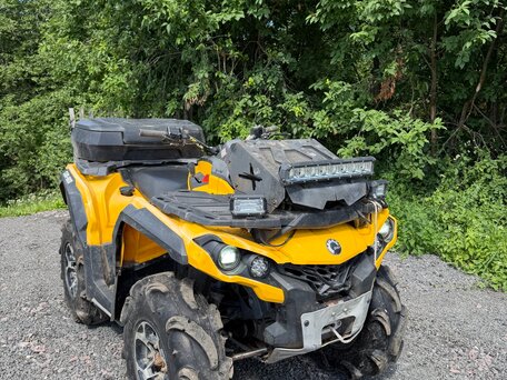 2012 BRP Can-Am Outlander 800, жёлтый, 750000 рублей, вид 2
