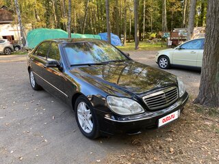 2002 Mercedes-Benz S-Класс 600 Long IV (W220), чёрный, 2100000 рублей, вид 1