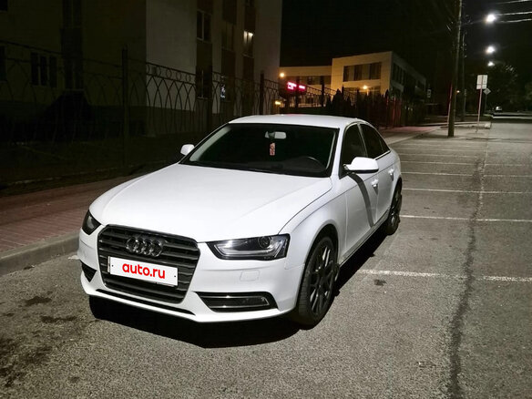 2013 Audi A4 IV (B8) Рестайлинг, белый, 1690000 рублей - вид 6