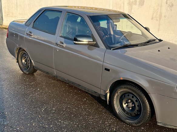 2008 Lada (ВАЗ) Priora I, серый, 250000 рублей - вид 4
