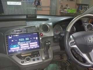 2009 Honda Stream II Рестайлинг, синий, 980000 рублей, вид 3