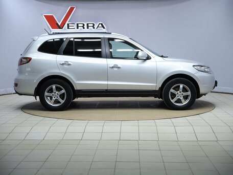 2008 Hyundai Santa Fe II, серебристый, 610000 рублей, вид 4