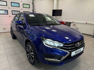 2026 Lada (ВАЗ) Vesta I Рестайлинг (NG), синий, 1805000 рублей, вид 3