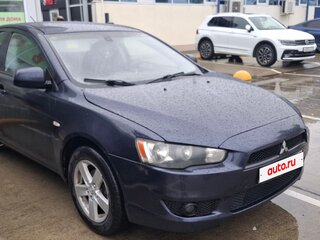 2008 Mitsubishi Lancer X, синий, 750000 рублей, вид 2