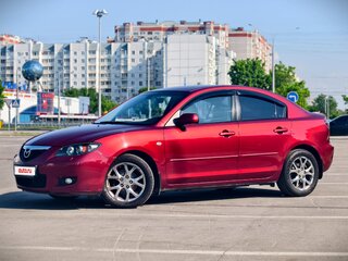 2008 Mazda 3 I (BK) Рестайлинг, красный, 780000 рублей, вид 3