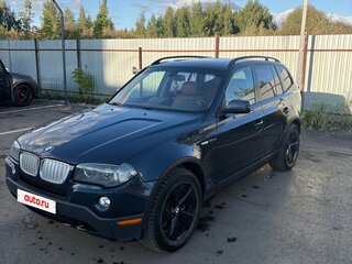 2007 BMW X3 30i I (E83) Рестайлинг, синий, 750000 рублей, вид 2