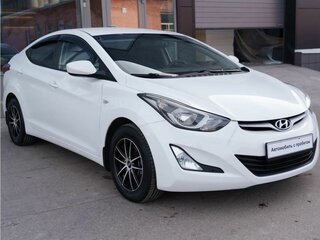 2014 Hyundai Elantra V (MD) Рестайлинг, белый, 1229000 рублей, вид 3