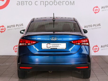 2021 Hyundai Solaris II Рестайлинг, синий, 1565000 рублей, вид 4
