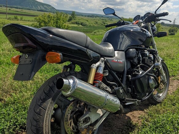 2001 Honda CB 400 Super Four, чёрный, 250000 рублей - вид 1