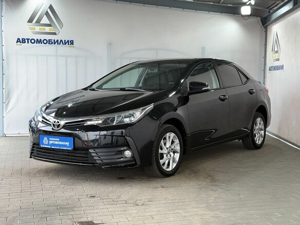 2018 Toyota Corolla XI (E160, E170, E180) Рестайлинг 1, чёрный