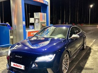 2013 Audi RS 7 I (4G), синий, 4450000 рублей, вид 2