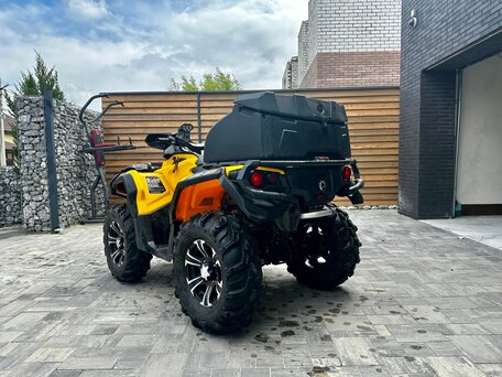 2013 BRP Can-Am Outlander 500, жёлтый, 1000000 рублей, вид 3