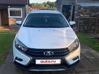 2019 Lada (ВАЗ) Vesta SW Cross I, белый, 1200000 рублей, вид 1