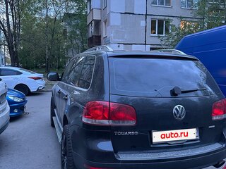 2006 Volkswagen Touareg I, чёрный, 850000 рублей, вид 4