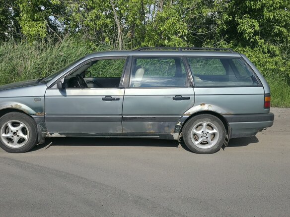 1989 Volkswagen Passat B3, зелёный, 65000 рублей - вид 3