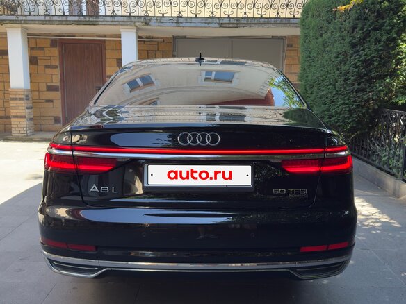 2021 Audi A8 Long 55 TFSI IV (D5) Рестайлинг, чёрный, 6750000 рублей - вид 3